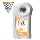 數(shù)字豆奶折射儀PAL-27S測量范圍：豆奶: 0.0 至 20.0 %；測量準(zhǔn)確度：豆奶: ±0.2 %；溶解值：豆奶: 0.1 %;可在屏幕上直接顯示豆?jié){濃度,可用水清洗.

