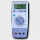 顯 示 器：最大顯示數(shù)1999，字高20mm;可以測量:直流電壓;交流電壓;直流電流;交流電流;電阻;電容,頻率;溫度,占空比;帶蜂鳴器通斷測試;二極管測試;晶體管hFE測試. 