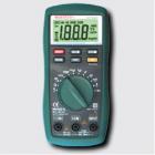 直流電壓;交流電壓;直流電流; 交流電流; 電阻,溫度,電容測量,通斷測試;二極管測試;晶體管hFE測試. 
