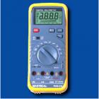 直流電壓； 交流電壓；直流電流；交流電流；電阻;電容；頻率；帶蜂鳴器通斷測試;二極管測試;晶體管hFE測試. RS232C串行通訊接口． 