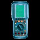 DMM-740A   萬(wàn)用示波表。帶寬：500KHz。取樣率：20M次/秒
 解析度：8Bit。雙通道。最大輸入電壓：1000Vp-p。RS-232C界面供傳輸測(cè)量數(shù)據(jù)及波形 
 
  
 

 