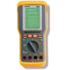 DMM-740  萬(wàn)用示波表。取樣率：20 M/秒。記錄長(zhǎng)度：256 所有模式。取樣 / 刻度：20 點(diǎn)（pixels)。帶寬：1 MHz。解析度：8 Bits。單通道。最大輸入電壓：1000 Vp-p
 
 

 

 