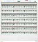 單面336點/臺 雙面672點/臺自動檢測柜,充放電恒流范圍:1--250mA,1--50mA 恒流誤差：≤±0.3mA；50--250mA 恒流誤差：≤±1mA；恒壓范圍:2.5V～4.5V,恒壓誤差≤±(0.3％HY),電壓采樣范圍:2.5V～5V,電壓采樣誤差≤±(0.2％RD＋0.1％FS),最小終止電流：1--5mA定時誤差＜1‰,巡檢周期: ≤10秒