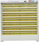 CH9906-L240-5A動力鋰電池自動檢測裝置,240點/臺 單面動力鋰電池自動檢測柜,充放電恒流范圍:100～5000mA,恒流誤差≤±(0.2％RD＋0.1％FS),恒壓范圍:2.5V～4.5V,恒壓誤差≤±(0.3％HY),電壓采樣范圍:2.5V～5V,電壓采樣誤差≤±(0.2％RD＋0.1％FS),最小終止電流：15mA