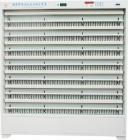 336點/臺 單面 自動檢測柜,鋰離子、鎳氫、鎳隔二次電池通用型 適應(yīng)多種二次電池，節(jié)約空間和投資,充放電恒流范圍:10～2000mA（鎳氫鎳隔電池放電恒流范圍：50～1200mA）,恒流誤差≤±(0.2％RD＋0.1％FS),恒壓范圍:2.5V～4.5V（鎳氫鎳隔電池不需恒壓充電）恒壓誤差≤±(0.3％HY),電壓采樣范圍:2.5V～5V,電壓采樣誤差≤±(0.2％RD＋0.1％FS),最小終止電流：10～15mA