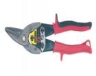 右彎頭航空剪:強韌的合金鋼刃口。乙烯樹脂手柄操作舒適。剪鎖扣強勁。
