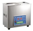 SB-120DT型超聲波清洗機(jī),內(nèi)槽尺寸：240×140×100mm ,容量：3L.工作頻率：40KHz. 超聲功率：120W.加熱功率:800W.溫度可調(diào):室溫-60℃. 時間可調(diào)：1-600min. 數(shù)顯累計時間：99999h
