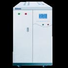 AN97010TSH   單相輸出程控變頻電源 輸出電壓低檔1～150V，高檔1～300V，效率高于85％。輸出容量：10KVA；電路方式：大屏幕液晶（320*240）顯示，IGBT/PWM脈沖寬度調(diào)節(jié)方式；工作方式：普通方式/步階方式（編程）/漸變方式（編程）