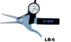 LB-6 針盤式內(nèi)測卡規(guī).測量范圍:30-50MM,最小讀數(shù):0.01MM.測量喉深:80MM,測頭高度:4MM