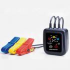 ETCR1000A 非接觸型檢相器采用鉗形非接觸測(cè)量，不用撥開(kāi)電線，無(wú)需接觸高壓裸露火線，直接將三個(gè)超感應(yīng)高絕緣鉗夾分別夾住三相火線的絕緣外皮即可檢測(cè)，還有活線檢查、簡(jiǎn)易檢電、火線識(shí)別、缺相判斷、斷線位置查找、能檢測(cè)直流線路的斷點(diǎn)、線路檢修等功能