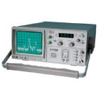       頻譜分析儀通常顯示沒(méi)有處理過(guò)的原信號(hào)的信息，電壓、功率、周期、波形、邊帶和頻率的譜波失真，雙音交調(diào)失真和雜波探測(cè)。很好的對(duì)遙控器、對(duì)講機(jī)、測(cè)量發(fā)射接收機(jī)、無(wú)繩電話測(cè)量進(jìn)行分析。還可廣泛用應(yīng)于教學(xué)、科研。安泰信頻譜分析儀能真正看到電信

（如射頻脈沖信號(hào)）用傅利葉級(jí)數(shù)展開(kāi)出來(lái)的圖像，教學(xué)上更容易理解，科研上更清楚。
