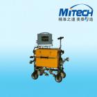 詳細(xì)信息
GCT-8型數(shù)字鋼軌探傷儀簡介
GCT-8型鋼軌超聲波探傷儀，是我所最近研制的新一代數(shù)字化手推車式鋼軌超聲波探傷設(shè)備。適宜于探測國產(chǎn)、
進(jìn)口的鋼軌中的各種缺陷。
該儀器具有８路獨(dú)立的發(fā)射、接收通道，其中7個通道用于鋼軌探傷，1個通道用于校對傷損或作為焊縫探傷儀、
use，一臺探傷儀可同時獲得鋼軌探傷、焊縫探傷功能，具有 非常高高的性能價格比。 
本儀器在鋼軌探傷儀中首創(chuàng)了B型顯示功能，真正實(shí)現(xiàn)直觀易懂的超聲波探傷；本儀器同時具有波形記憶、本機(jī)直
接回放或通過U盤將存貯的探傷數(shù)據(jù)傳遞到微機(jī)回放功能，并具有自動記錄探傷作業(yè)參數(shù)（黑匣子）功能，實(shí)現(xiàn)了
探傷作業(yè)的微機(jī)化管理；另外儀器還具有探傷靈敏度自動控制、探頭自動檢測功能，有效地保證探傷質(zhì)量，防止
漏探事故。該儀器執(zhí)行TB/T 2340-2000《多通道Ａ型顯示鋼軌超聲波探傷儀技術(shù)條件》
