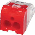 產(chǎn)品指標(biāo)

· 適合線號＃18－＃12

· 無需絞合

· 低插入力，適合快速操作

· 透明外殼，便于檢查

· 符合UL467要求的接地與連接應(yīng)用

· 通過CSA認(rèn)證（600V）

· 額定溫度105°C

· 通過測試孔可測量電壓和導(dǎo)通性

· 高強(qiáng)度絕緣尼龍外殼

· 鍍鋅彈簧片，抗腐蝕

